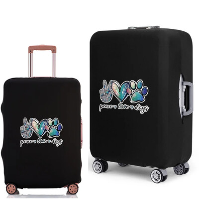 Valisă pentru bagaje Husă de praf Urme de pași Husă de protecție pentru bagaje pentru cărucior de călătorie portabil de 18-28" Accesorii de călătorie