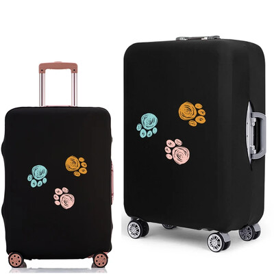 Valisă pentru bagaje Husă de praf Urme de pași Husă de protecție pentru bagaje pentru cărucior de călătorie portabil de 18-28" Accesorii de călătorie
