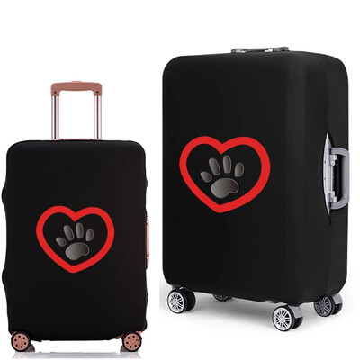 Valisă pentru bagaje Husă de praf Urme de pași Husă de protecție pentru bagaje pentru cărucior de călătorie portabil de 18-28" Accesorii de călătorie