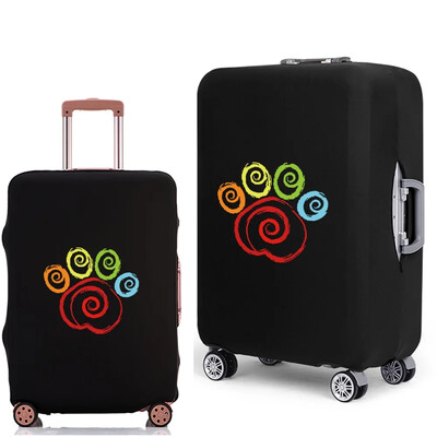 Valisă pentru bagaje Husă de praf Urme de pași Husă de protecție pentru bagaje pentru cărucior de călătorie portabil de 18-28" Accesorii de călătorie