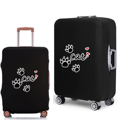 Valisă pentru bagaje Husă de praf Urme de pași Husă de protecție pentru bagaje pentru cărucior de călătorie portabil de 18-28" Accesorii de călătorie