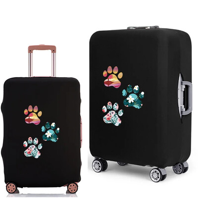 Valisă pentru bagaje Husă de praf Urme de pași Husă de protecție pentru bagaje pentru cărucior de călătorie portabil de 18-28" Accesorii de călătorie