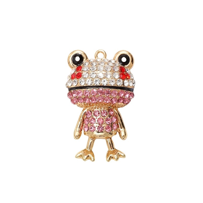 1gab kristāla gudrs Frog Auto gaisa atsvaidzinātājs Vent Clip Auto difuzors Dzirkstošs Rhinestone Automašīnu apdares Auto salona piederumi