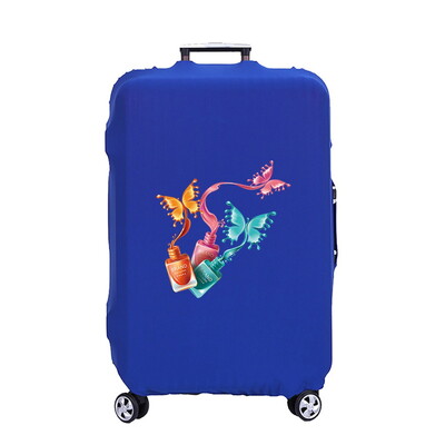 Navlaka za prtljagu Zaštita za kovčeg Zaštita od prašine u torbi za kolica od 18-32 inča Podebljana elastičnost Uzorak četiri leptira protiv ogrebotina