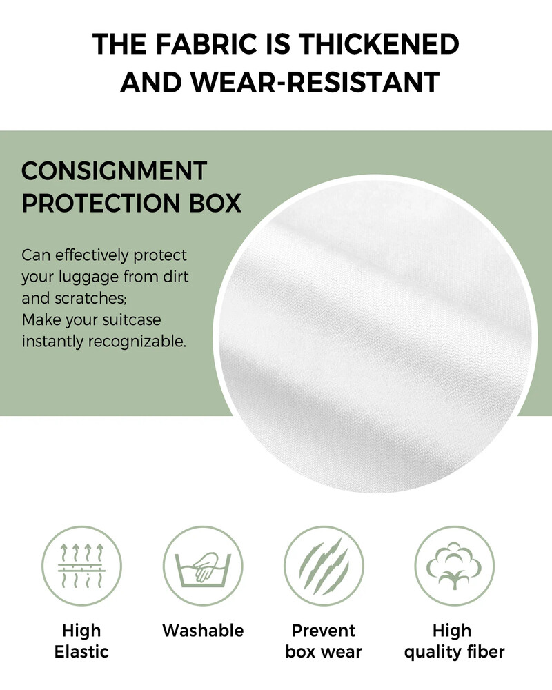 Husă de protecție pentru bagaje, în stil nordic, cu flori din frunze de palmier, accesorii de călătorie, valiză, husă elastică pentru praf, mânecă de protecție