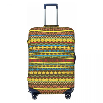 Ethnic African Pattern Κάλυμμα βαλίτσας Μοτίβα Cruise Trip Holiday Ελαστική θήκη αποσκευών