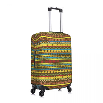 Ethnic African Pattern Κάλυμμα βαλίτσας Μοτίβα Cruise Trip Holiday Ελαστική θήκη αποσκευών