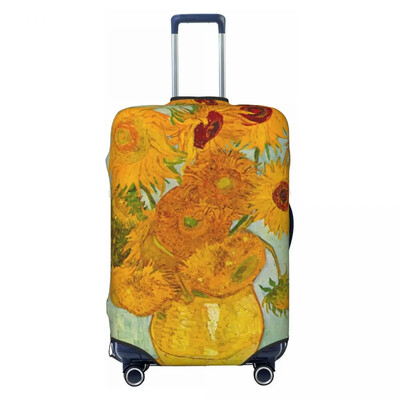 Retro miglājs akvareļkrāsu čemodāna vāks zelta mandala boho noderīgs kruīza ceļojuma aizsargs bagāžas piederumi brīvdienās