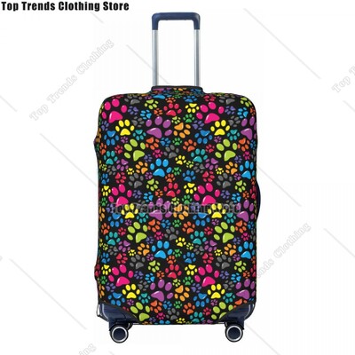 Rainbow Dog Lab Model Inimă Husă pentru bagaje Drăguț Valisă Protectoare Acoperi costum pentru 18-32 inch