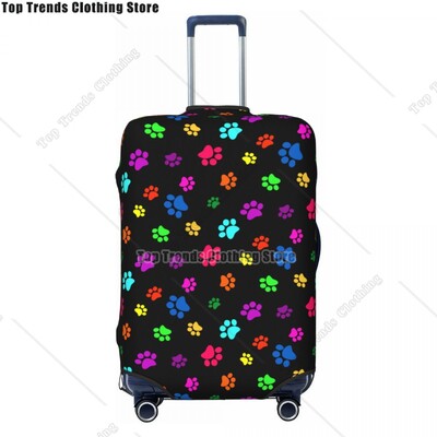 Rainbow Dog Lab Model Inimă Husă pentru bagaje Drăguț Valisă Protectoare Acoperi costum pentru 18-32 inch
