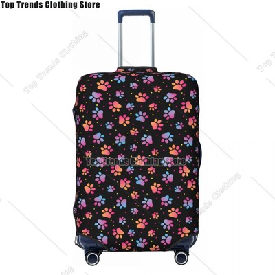 Rainbow Dog Lab Model Inimă Husă pentru bagaje Drăguț Valisă Protectoare Acoperi costum pentru 18-32 inch