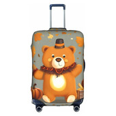 Jauns Creative Cute Bear dizaina bagāžas pārsegs Izturīgs čemodāna aizsargpārklājs pret skrāpējumiem putekļu ceļošanas piederums 18-32 collām