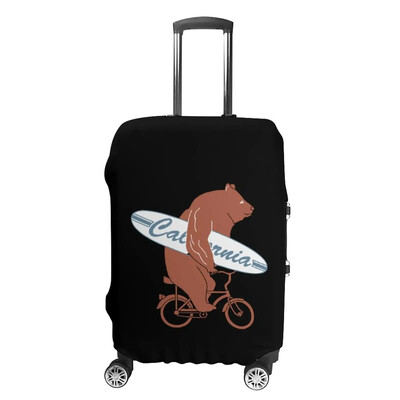 Jauns Creative Cute Bear dizaina bagāžas pārsegs Izturīgs čemodāna aizsargpārklājs pret skrāpējumiem putekļu ceļošanas piederums 18-32 collām