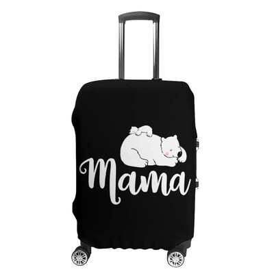 Jauns Creative Cute Bear dizaina bagāžas pārsegs Izturīgs čemodāna aizsargpārklājs pret skrāpējumiem putekļu ceļošanas piederums 18-32 collām