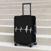 Is My Heartbeats Suitcase Cover Keffiyeh Practică Business Protection Bagaj Case Vacanță
