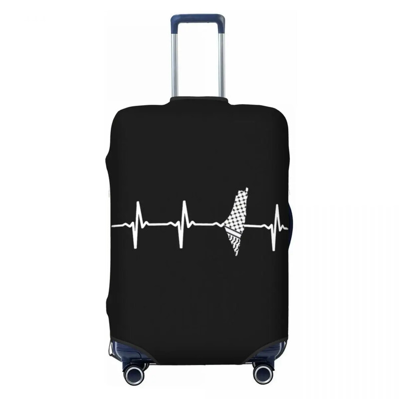 Is My Heartbeats Suitcase Cover Keffiyeh Practică Business Protection Bagaj Case Vacanță