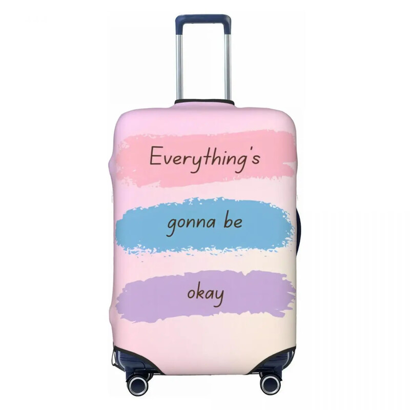 Smieklīgs bagāžas pārsegs elastīgs čemodāns aizsargs modes ceļojumu čemodāns brīvdienu elastīgs bagāžas aksesuāri Ziemassvētku dāvana