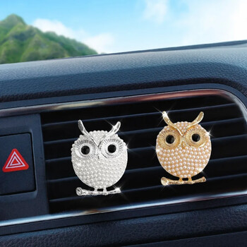 Pearl Owl Car Decoration Автомобилен освежител за въздух Auto Outlet Парфюм Щипка Арома дифузор Автомобилни аксесоари Автомобилни орнаменти Подаръци