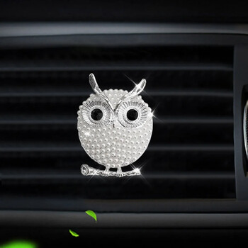 Pearl Owl Car Decoration Автомобилен освежител за въздух Auto Outlet Парфюм Щипка Арома дифузор Автомобилни аксесоари Автомобилни орнаменти Подаръци