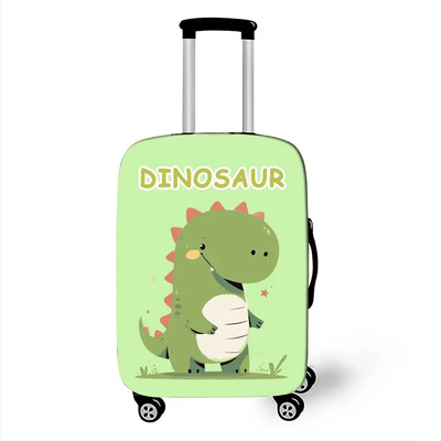 Huse pentru bagaje de dinozaur din desene animate pentru călătorii Cute Rex Triceratops Huse pentru valiză Troler Huse pentru valiză Husă elastică de protecție