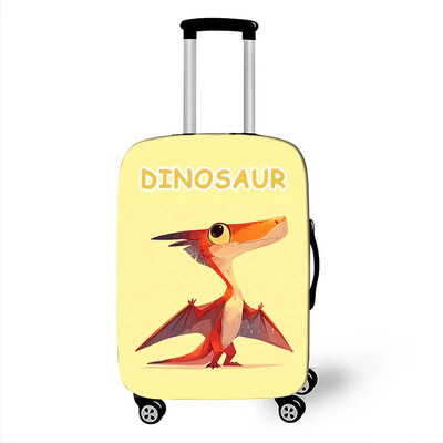 Huse pentru bagaje de dinozaur din desene animate pentru călătorii Cute Rex Triceratops Huse pentru valiză Troler Huse pentru valiză Husă elastică de protecție
