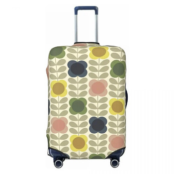 Κάλυμμα βαλίτσας Orla Kiely Flower Print Travel Flight Πρακτικά αξεσουάρ αποσκευών Προστασία