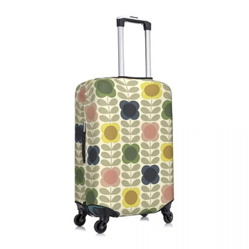 Κάλυμμα βαλίτσας Orla Kiely Flower Print Travel Flight Πρακτικά αξεσουάρ αποσκευών Προστασία