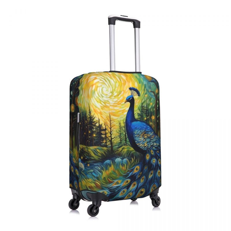Šarena navlaka za paunov kovčeg Praznik Zvjezdana noć Zabavna prtljaga Zaštita za putovanja