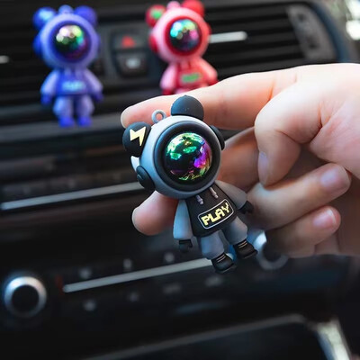 Car Air Outlet Parfüm Clipek Rajzfilm Astronaut Légkondicionáló Kivezetések Aromaterápiás Clip Belső Kiegészítők Légfrissítő