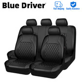 9 buc/set husă scaun mașină piele PU set complet husă protectoare scaun complet înconjurată husă universală pentru scaune impermeabilă interior auto