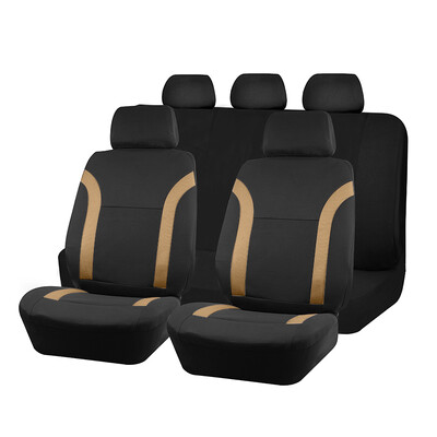 Huse de scaun auto universale, respirabile, îmbinare din țesătură cu plasă de aer, cu țesătură din poliester, potrivite pentru majoritatea accesoriilor pentru interiorul auto Suv