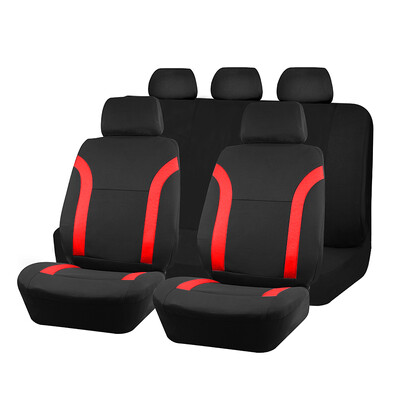 Huse de scaun auto universale, respirabile, îmbinare din țesătură cu plasă de aer, cu țesătură din poliester, potrivite pentru majoritatea accesoriilor pentru interiorul auto Suv