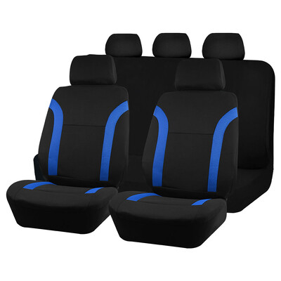 Huse de scaun auto universale, respirabile, îmbinare din țesătură cu plasă de aer, cu țesătură din poliester, potrivite pentru majoritatea accesoriilor pentru interiorul auto Suv