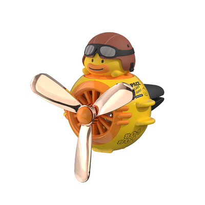 Odorizant auto Urs pilot Accesorii auto Difuzor de parfum interior Dispozitiv de ieșire cu elice rotative Design magnetic de parfum