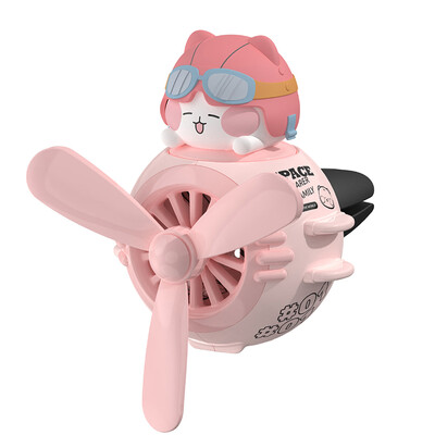 Odorizant auto Urs pilot Accesorii auto Difuzor de parfum interior Dispozitiv de ieșire cu elice rotative Design magnetic de parfum