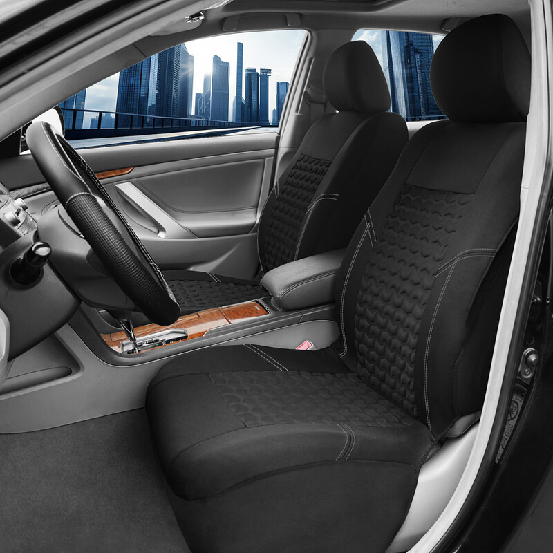 AUTO PLUS Huse scaune auto Textura anvelope Presă Huse scaun din material respirabil pentru mașină 3 Fermoar pentru spătarul banchetei din spate