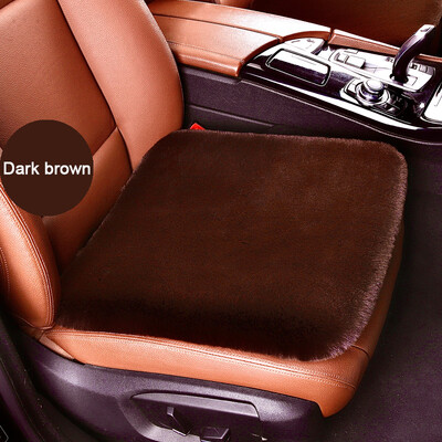 APPDEE pernă universală de iarnă pentru scaun auto, imitație de blană de iepure, husă pentru scaun auto, pluș gros, moale și cald