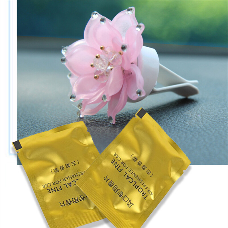 Stezaljka za parfeme za automobil Otvor za izlaz zraka za automobil Osvježivač zraka za automobil Raspršivač mirisa cvijeta breskve Dodatna oprema za ukrašavanje automobila Svjež zrak