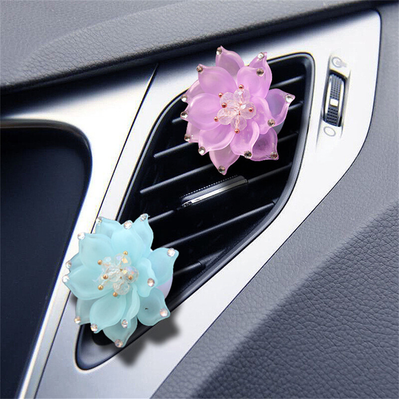 Stezaljka za parfeme za automobil Otvor za izlaz zraka za automobil Osvježivač zraka za automobil Raspršivač mirisa cvijeta breskve Dodatna oprema za ukrašavanje automobila Svjež zrak