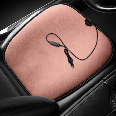 USB 5V 2.1A Pernă pentru scaun pentru încălzire mașină Pernă pentru căldură iarnă Pernă pătrată mică Pernă de încălzire scurtă flocata Pernă de jos