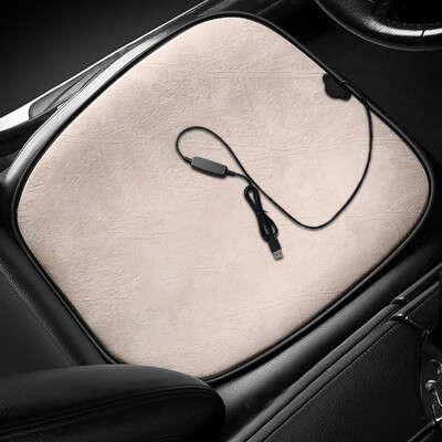 USB 5V 2.1A Pernă pentru scaun pentru încălzire mașină Pernă pentru căldură iarnă Pernă pătrată mică Pernă de încălzire scurtă flocata Pernă de jos