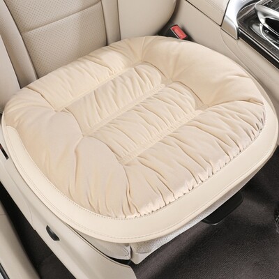 Confortabil Păstrați-vă la căldură Huse pentru scaun auto din pluș Respirabil, anti-alunecare, Covoraș de protecție pentru scaun auto, moale, anti-fouling, Pernă pentru scaun auto