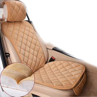 SEAMETAL ziemas automašīnas sēdekļa pārvalks Mīksts silts automašīnas sēdekļa spilvens Universāls plīša salona aizsargpaklājs Auto sēdekļu pārvalks Aksesuāri