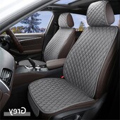 Husă pentru scaun auto universală din in Pernă față spate Covoraș protector confortabil și respirabil Pad pentru patru anotimpuri Accesorii interioare auto