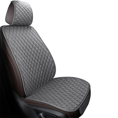 Husă pentru scaun auto universală din in Pernă față spate Covoraș protector confortabil și respirabil Pad pentru patru anotimpuri Accesorii interioare auto