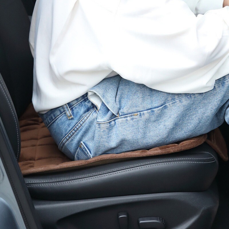 Mekana navlaka za automobilsko sjedalo Ugodna za kožu Plišani jastuk za automobilsko sjedalo Protuklizna zaštita za auto sjedalo Univerzalna za limuzinu SUV