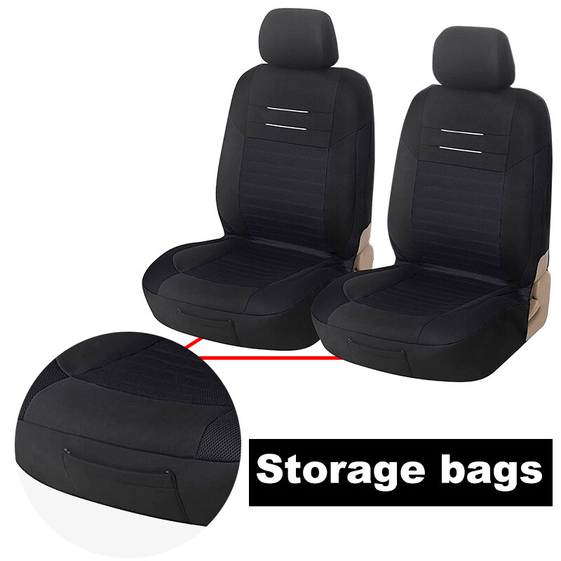Huse universale AUTO PLUS pentru scaune auto cu țesătură din plasă de aer respirabilă, potrivite pentru majoritatea accesoriilor de interior pentru mașini, suv, camion, furgonete