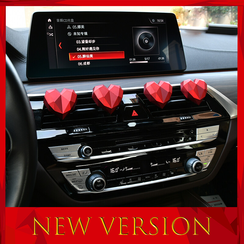 Inimă Difuzor de parfum pentru mașină Odorizant în mașină Accesorii Decorație interioară Aparat de aer condiționat Clip Parfum