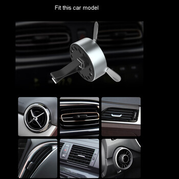 Creative Diamond Rotatable Air Force Car Perfume Solid Air Outlet Vent Clip Decoration Auto Conditioner Αξεσουάρ αποσμητικό χώρου