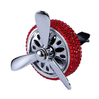 Creative Diamond Rotating Air Force Auto Parfem Čvrsti Otvor za Ventilaciju Klip Dekoracija Auto klima uređaj Dodatna oprema za osvježivač zraka